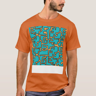 Matisse Geïnspireerde jaren '70 Kleurenblobs T-shirt
