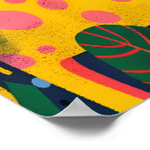 Matisse Geïnspireerde Jungle Dier Kunstprint Kinde Poster (Hoek)