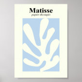 Matisse geïnspireerde vorm poster (Voorkant)