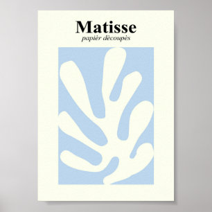 Matisse geïnspireerde vorm poster
