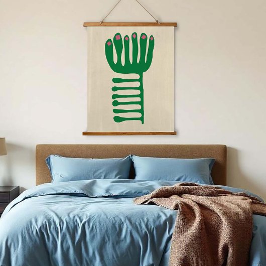 Matisse Inspired Green and Pink Hangend Wandkleed