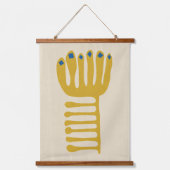 Matisse Inspired Yellow and Blue  Hangend Wandkleed (Voorkant)