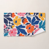 Matisse inspireerde Abstracte hedendaagse bloemen Bad Handdoek (Handdoek)