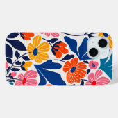 Matisse inspireerde Abstracte hedendaagse bloemen Case-Mate iPhone Case (Achterkant (horizontaal))