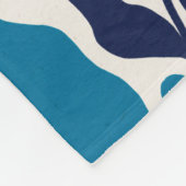 Matisse inspireerde Abstracte hedendaagse bloemen Fleece Deken (Hoek)