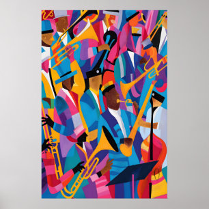 Matisse Jazz-muzikanten Kunstposter Kleurrijke Muz Poster