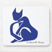 Matisse kat Mousepad Muismat (Voorkant)