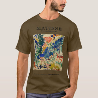 Matisse kleureninkling in decor afdrukken t-shirt