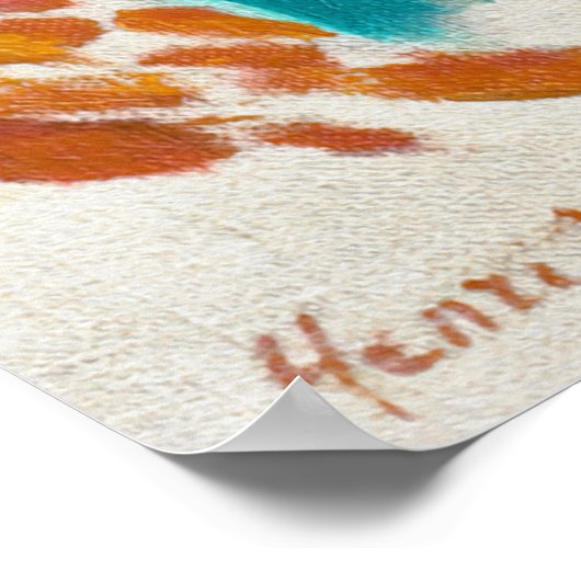 Matisse, kleurrijk landschap, landschap bij Collio Poster (Hoek)