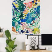 Matisse, kleurrijk landschap, landschap bij Collio Poster (Thuiskantoor)