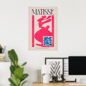 Matisse Kunstprint Compositie Roze Blauw Abstract Poster (Thuiskantoor)
