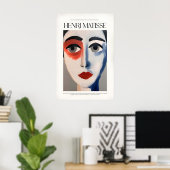 Matisse Kunstprints - Abstract Gezicht Portret Pos Poster (Thuiskantoor)