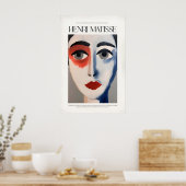 Matisse Kunstprints - Abstract Gezicht Portret Pos Poster (Keuken)