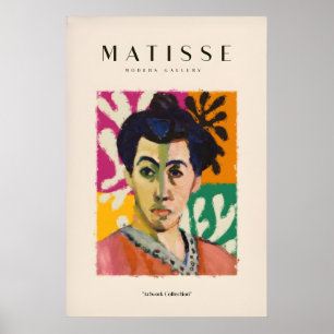 Matisse Kunstprints - Abstract Portret Poster