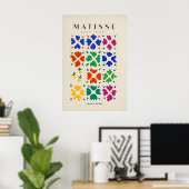 Matisse Kunstprints - Abstracte Bloemengridposter Poster (Thuiskantoor)