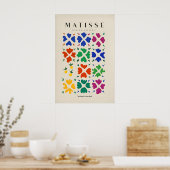 Matisse Kunstprints - Abstracte Bloemengridposter Poster (Keuken)