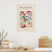 Matisse Kunstprints - Abstracte Expressieve Krulle Poster (Keuken)