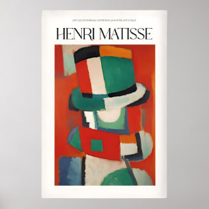 Matisse Kunstprints - Abstracte Figuur met Hoed Poster