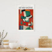 Matisse Kunstprints - Abstracte Figuur met Hoed Poster (Keuken)