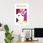 Matisse Kunstprints - Abstracte Kop Jazz Serie Poster (Thuiskantoor)