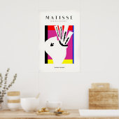 Matisse Kunstprints - Abstracte Kop Jazz Serie Poster (Keuken)
