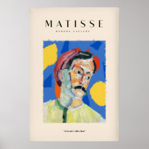 Matisse Kunstprints - Abstracte Man Portret Poster