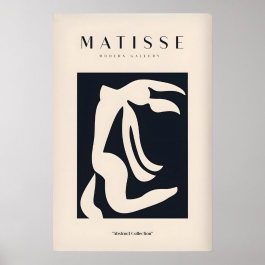Matisse Kunstprints - Abstracte Organische Figuur  Poster (Voorkant)