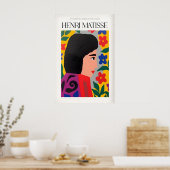Matisse Kunstprints - Bloemige Vrouw Poster (Keuken)