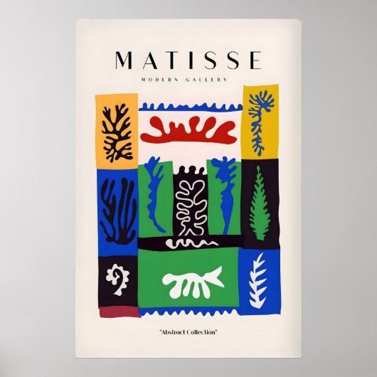 Matisse Kunstprints - Complex Abstract Botanisch Poster (Voorkant)