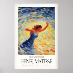 Matisse Kunstprints - Dansende Figuur Werveling Poster