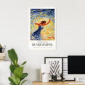 Matisse Kunstprints - Dansende Figuur Werveling Poster (Thuiskantoor)