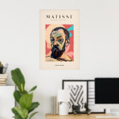 Matisse Kunstprints - Expressief Zelfportret Poster (Thuiskantoor)
