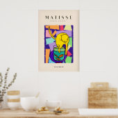 Matisse Kunstprints - Gele Kat met Vissenkom Poster (Keuken)