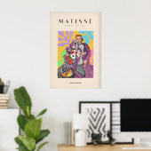 Matisse Kunstprints - Gestileerde Vrouw met Bloeme Poster (Thuiskantoor)