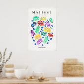 Matisse Kunstprints - Kleurrijke Verstrooide Abstr Poster (Keuken)