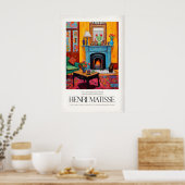 Matisse Kunstprints - Knus Interieur met Open Haar Poster (Keuken)