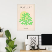 Matisse Kunstprints - Limoengroene Koraal Abstract Poster (Thuiskantoor)