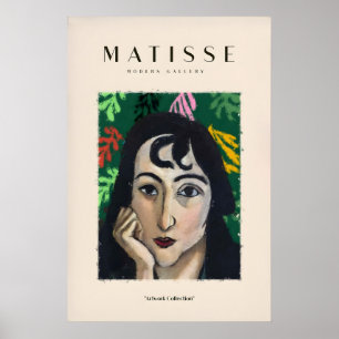 Matisse Kunstprints - Poster van Bedachtzame Vrouw