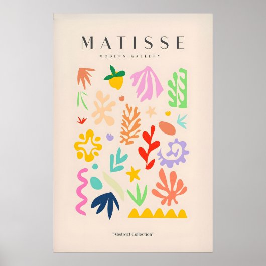 Matisse Kunstprints - Speelse Abstracte Vormen Mix Poster (Voorkant)