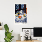 Matisse Kunstprints - Stilleven Blauwe Tafelkleed Poster (Thuiskantoor)