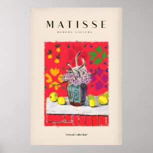 Matisse Kunstprints - Stilleven Bloemen Citroenen  Poster