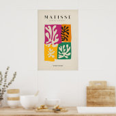 Matisse Kunstprints - Vier blokken abstracte blade Poster (Keuken)