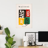 Matisse Kunstprints - Vier Blokken Abstracte Blade Poster (Thuiskantoor)
