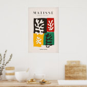 Matisse Kunstprints - Vier Blokken Abstracte Blade Poster (Keuken)