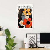 Matisse Kunstprints - Vrouw met Bloemen Abstract Poster (Thuiskantoor)