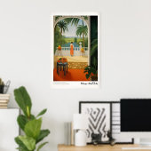 Matisse Kunstprints - Vrouw op Balkon Zeezicht Poster (Thuiskantoor)