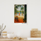 Matisse Kunstprints - Vrouw op Balkon Zeezicht Poster (Keuken)
