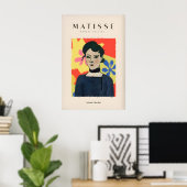 Matisse Kunstprints - Vrouw Portret Abstract Poster (Thuiskantoor)