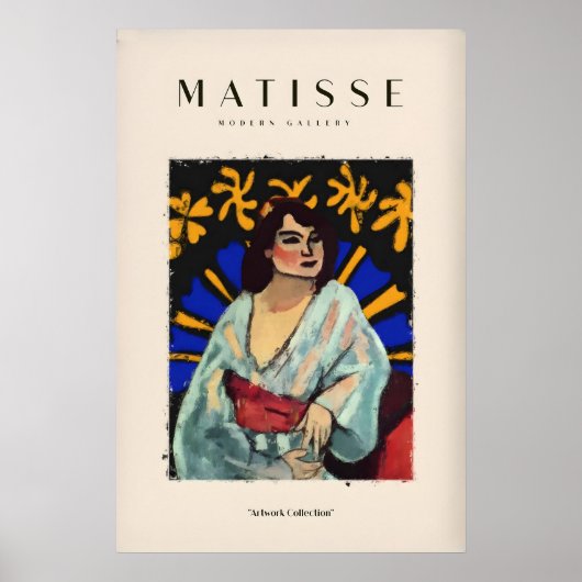 Matisse Kunstprints - Vrouw Rok Abstract Gekleurd Poster (Voorkant)