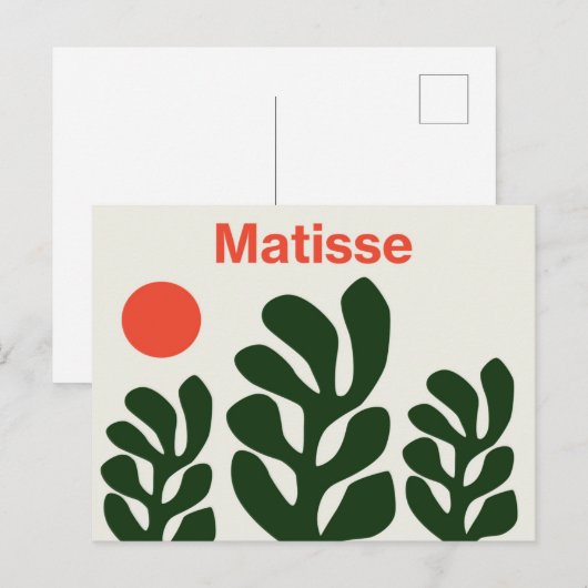 Matisse Leaves Briefkaart (Voorkant / Achterkant)